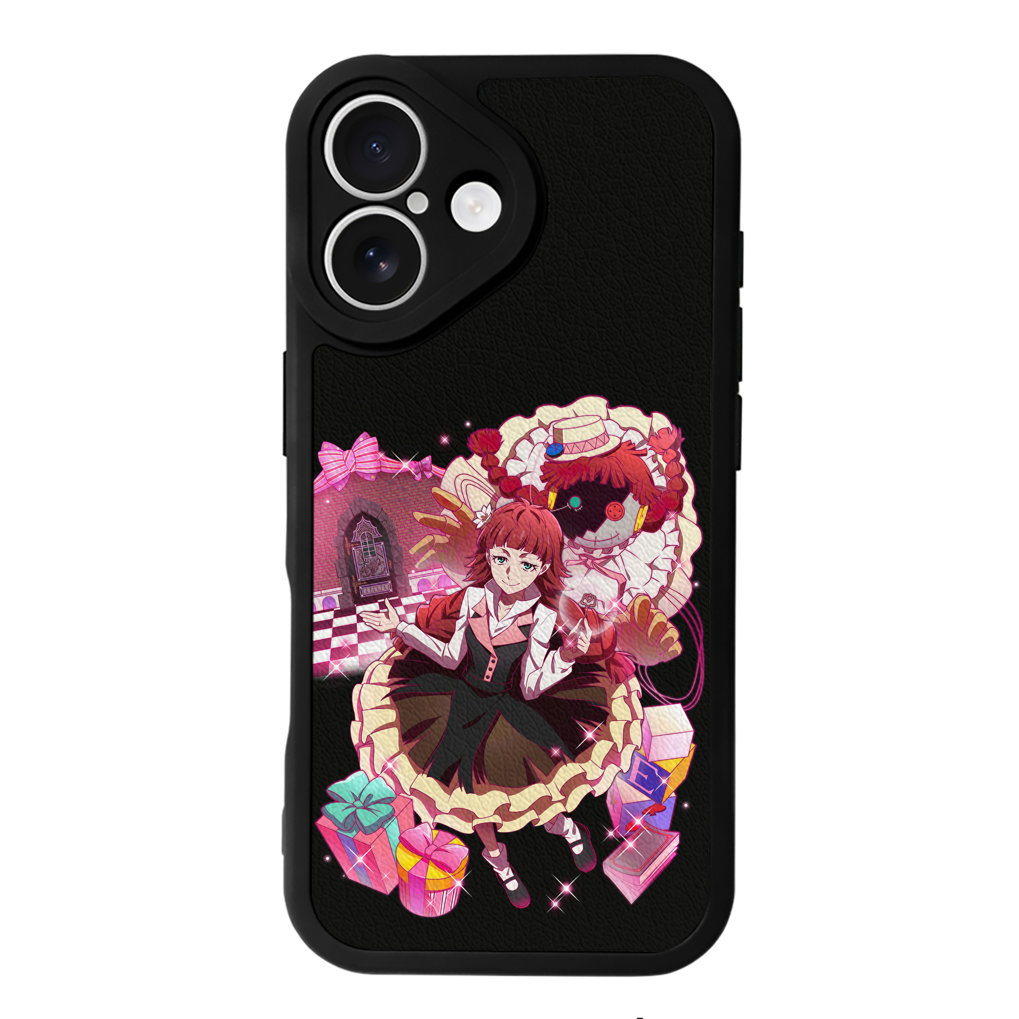 （画像用） 文豪ストレイドッグス Bungo Stray Dogs 【iPhone 16シリーズ対応】シリコンスマホケース（レザー調） 材質：シリコン